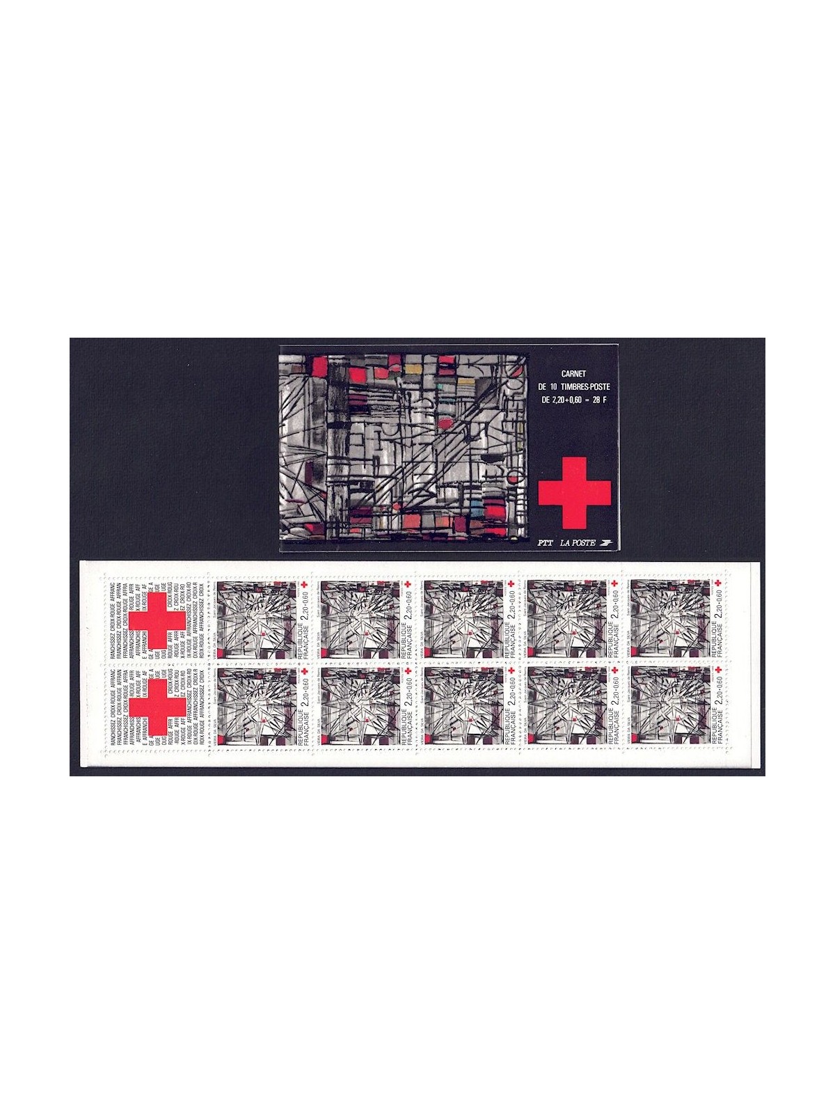 FRANCE 1986 Pro Red Cross booklet MNH**