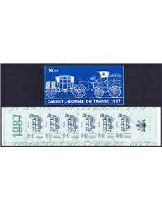 FRANCIA 1987 Giornata del francobollo LB MNH**