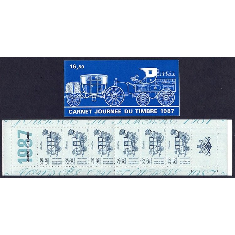 FRANCIA 1987 Giornata del francobollo LB MNH**