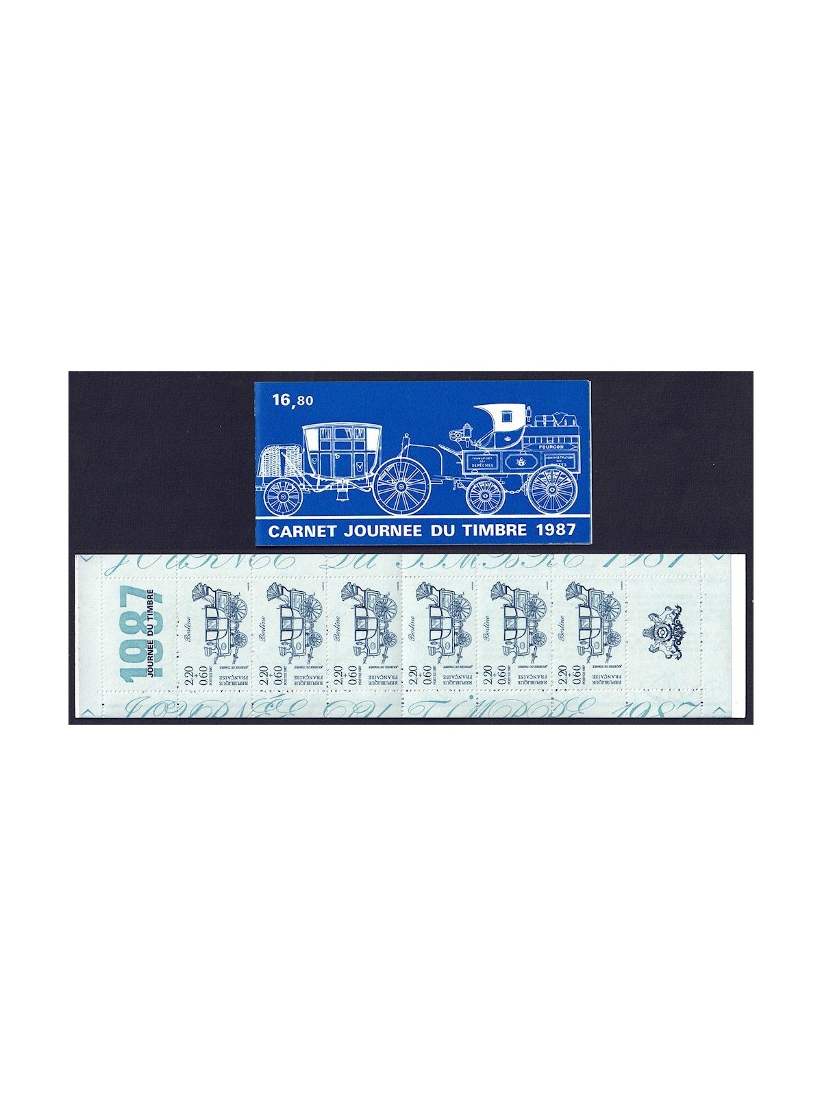 FRANCE 1987 Stamp Day booklet MNH**