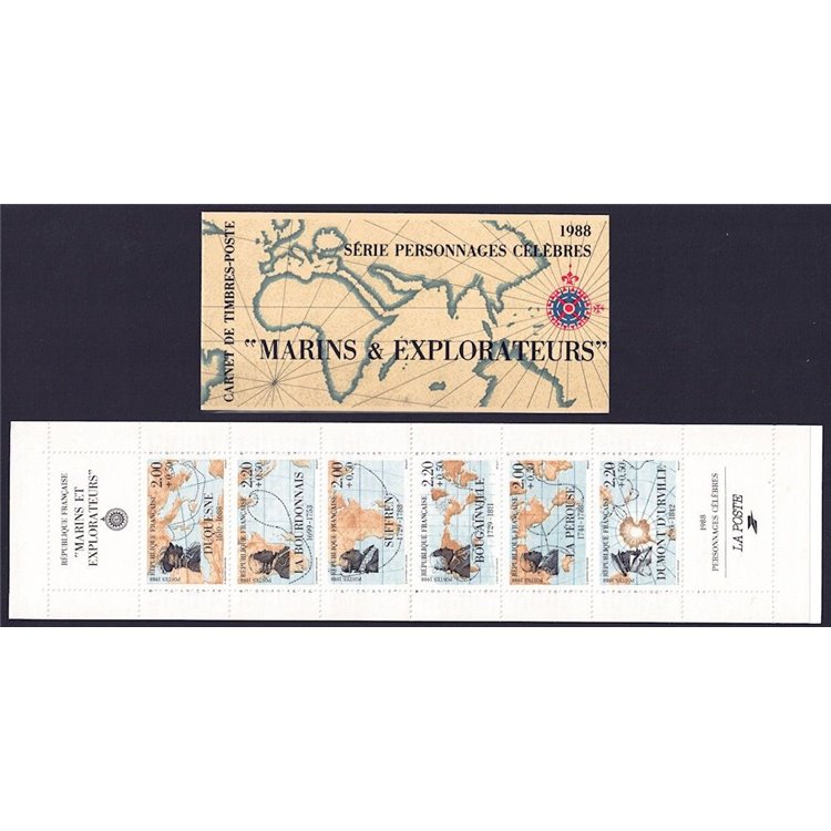 FRANCE 1988 Famous People booklet MNH**