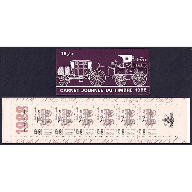 FRANCIA 1988 Giornata del francobollo LB MNH**
