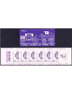FRANCIA 1989 Giornata del francobollo LB MNH**