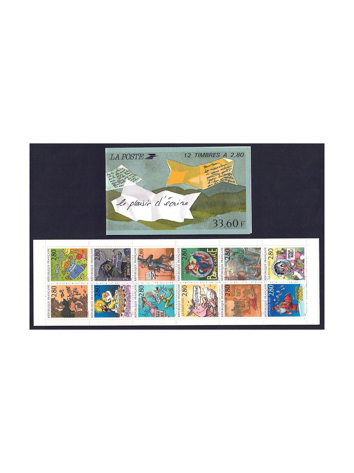FRANCE 1993 Greeting Stamps booklet MNH**