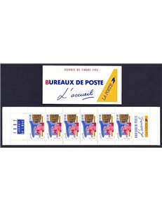 FRANCE 1992 Stamp Day booklet MNH**