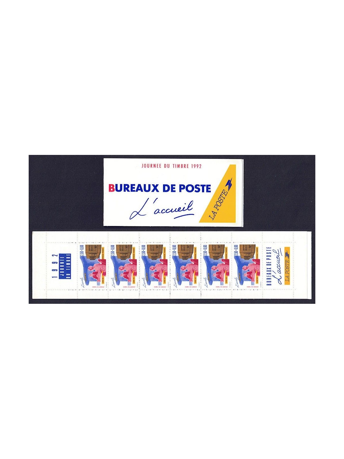 FRANCE 1992 Stamp Day booklet MNH**