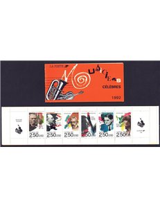 FRANCE 1992 Famous People booklet MNH**