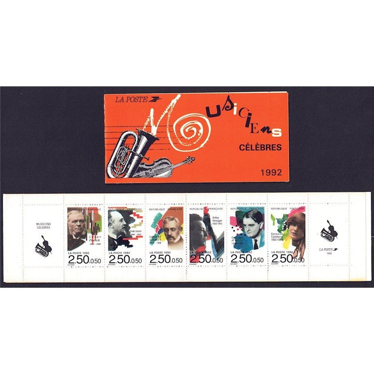 FRANCE 1992 Famous People booklet MNH**