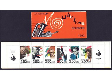 FRANCE 1992 Famous People booklet MNH**