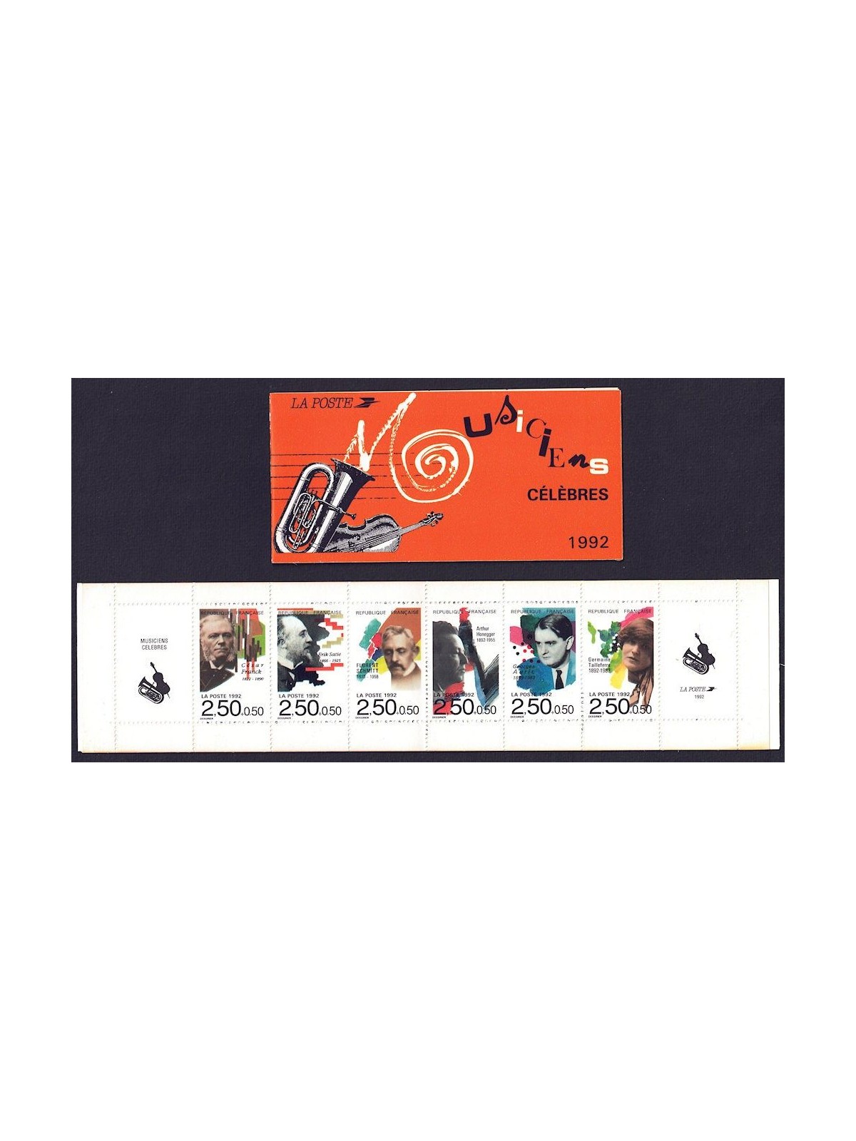 FRANCIA 1992 Personaggi celebri LB MNH**