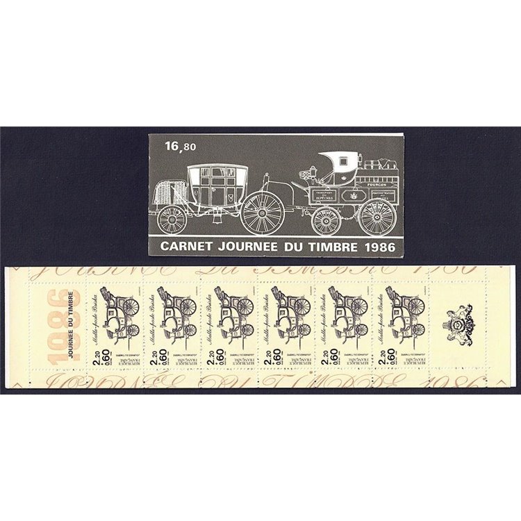 FRANCE 1986 Stamp Day booklet MNH**