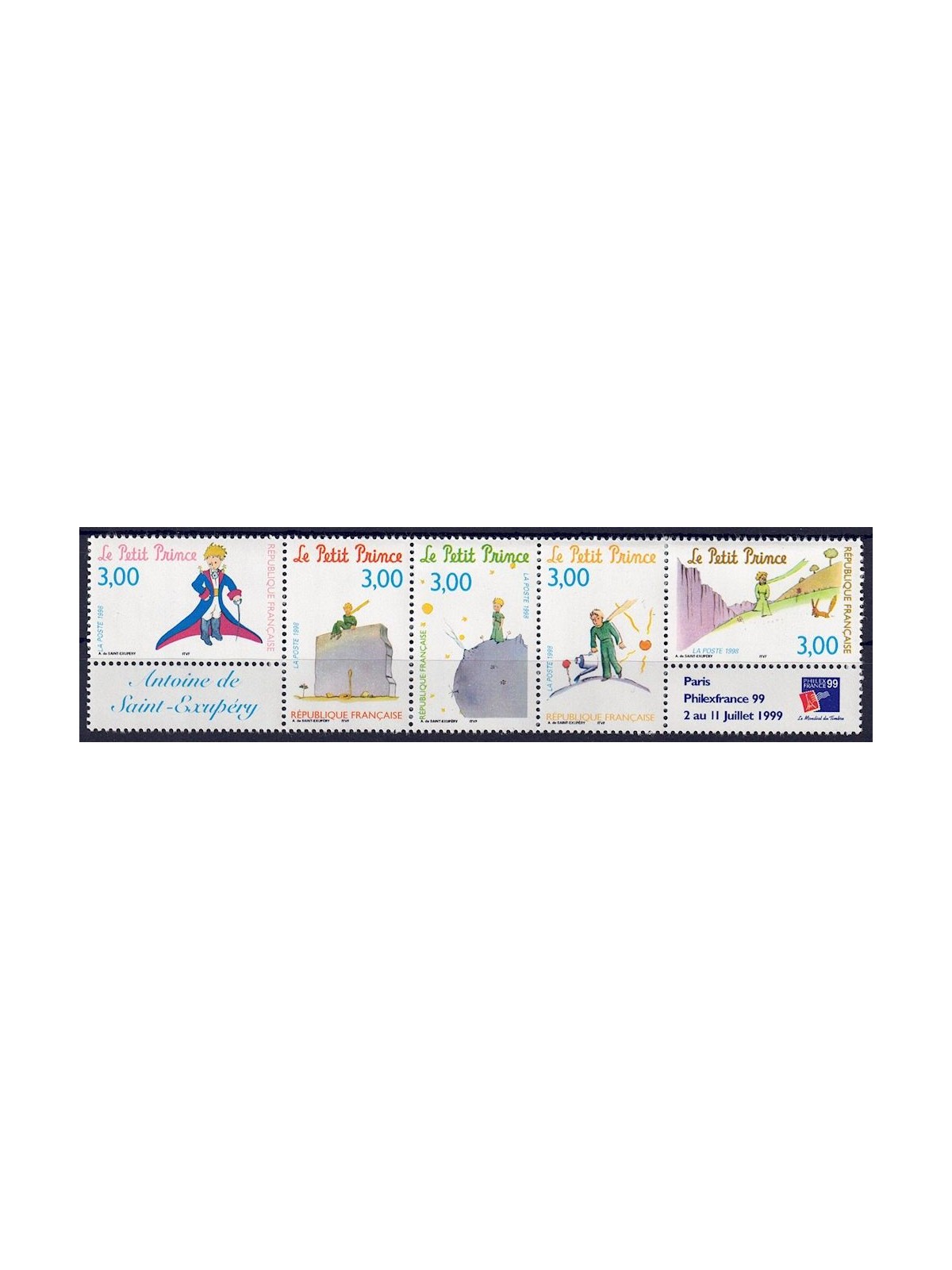 FRANCE 1998 Philatelic Exhibition 5v MNH**