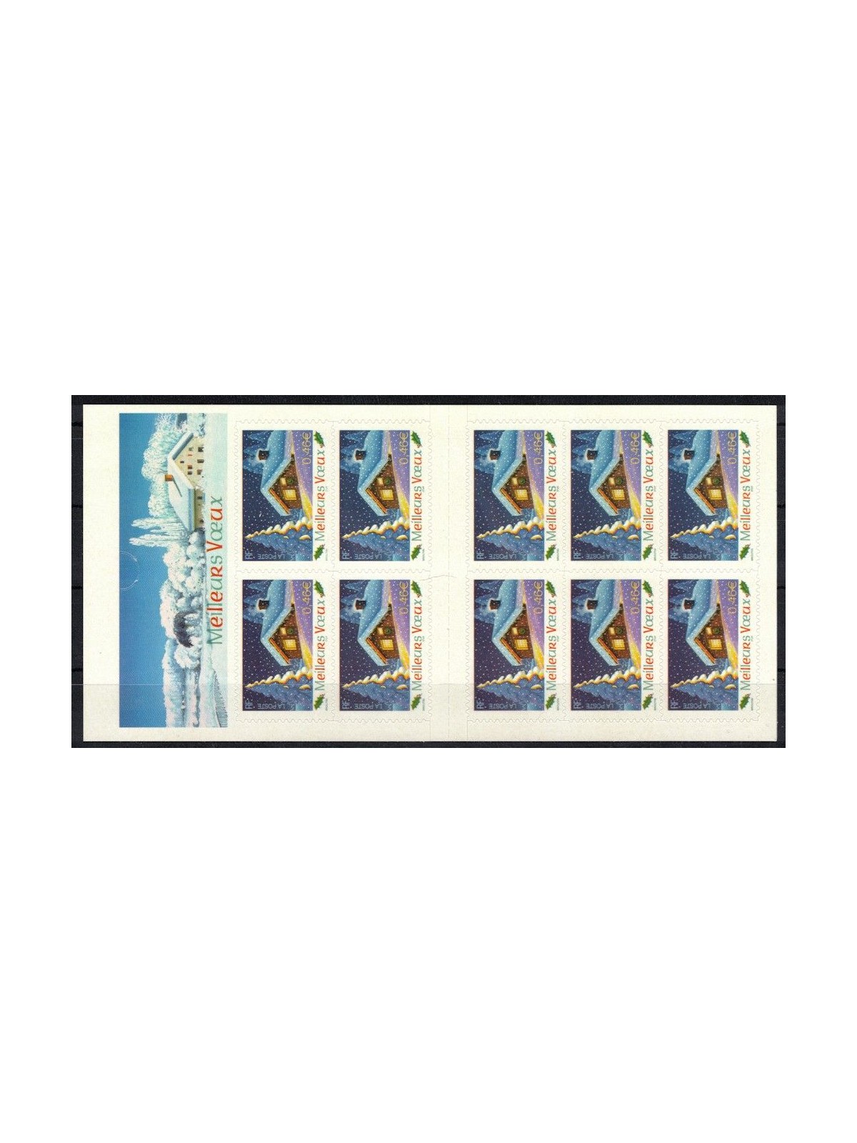 FRANCE 2002 New Year's Greetings booklet MNH**