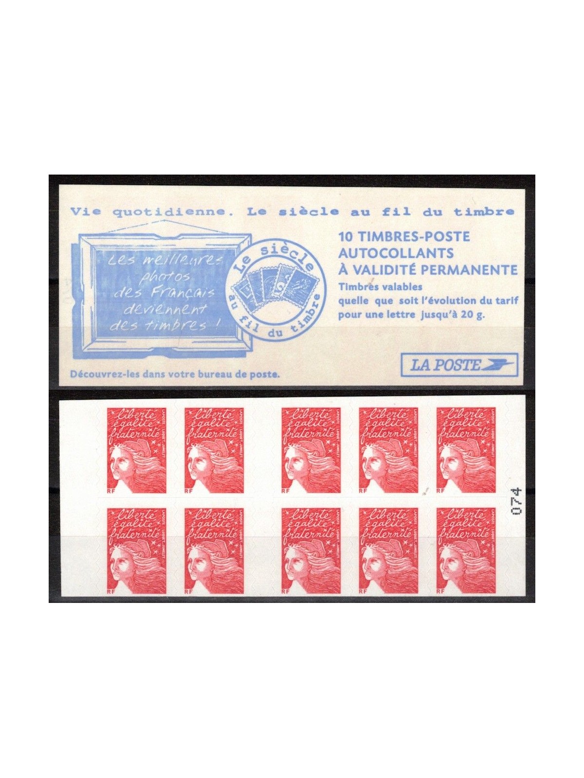 FRANCE 2004 Marianne of 14 July (3419-C7) booklet MNH**