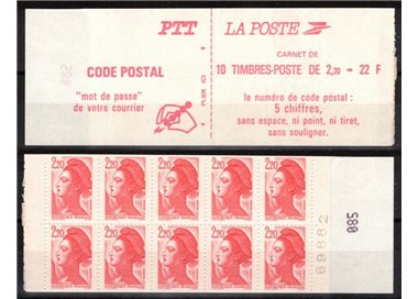 FRANCE 1986 Freedom (2427-C1) booklet MNH**