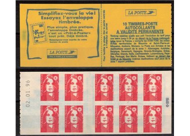FRANCE 1994 Marianne Bicentenary (2874-C6) booklet MNH**
