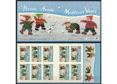 FRANCIA 2001 Auguri per il nuovo anno LB MNH**