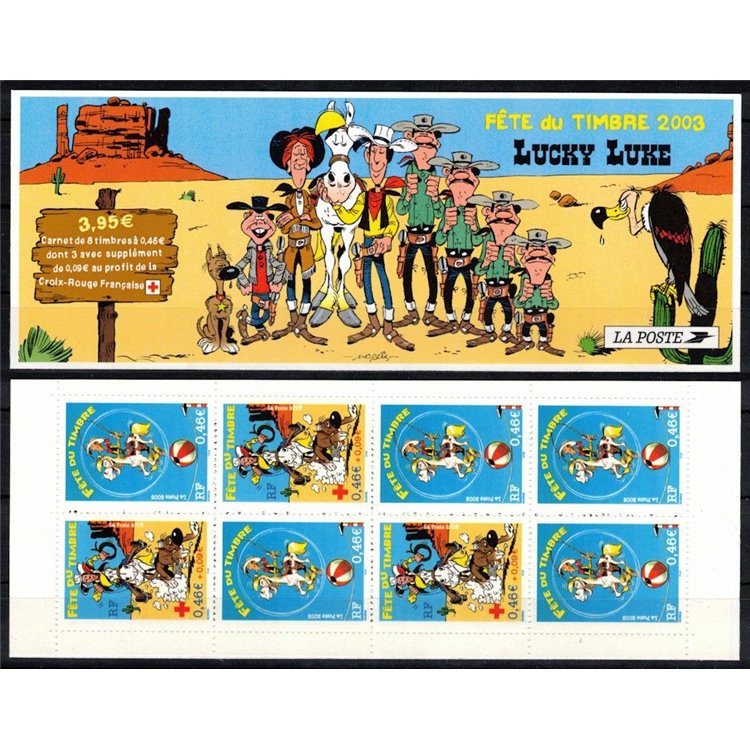 FRANCE 2003 Stamp Day, Lucky Luke booklet MNH**