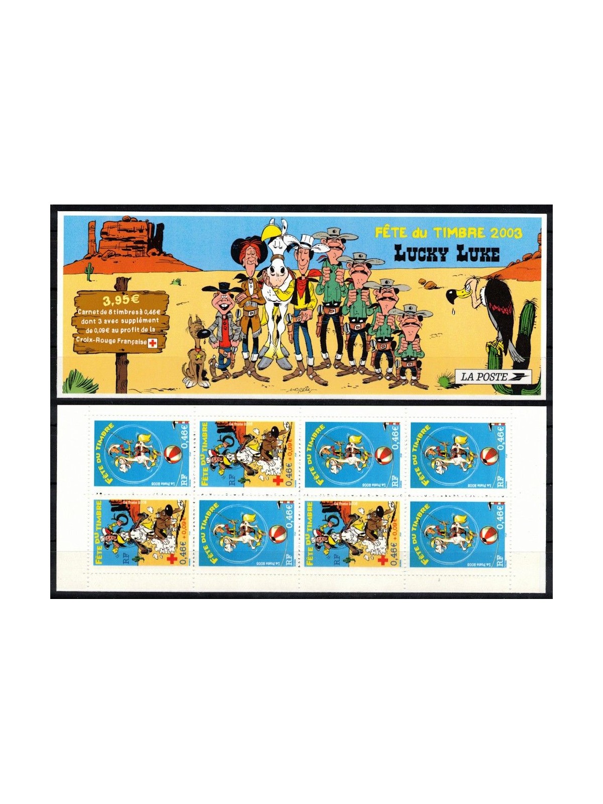 FRANCE 2003 Stamp Day, Lucky Luke booklet MNH**