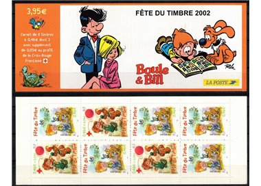 FRANCIA 2002 Giornata francobollo, Boule & Bill LB MNH**