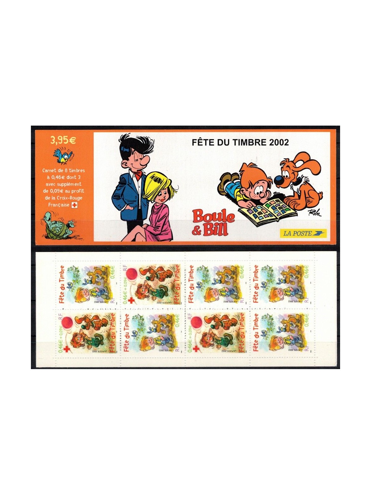 FRANCIA 2002 Giornata francobollo, Boule & Bill LB MNH**