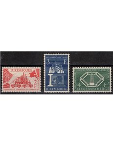 LUXEMBOURG 1956 CZECH REPUBLIC 3v MNH**