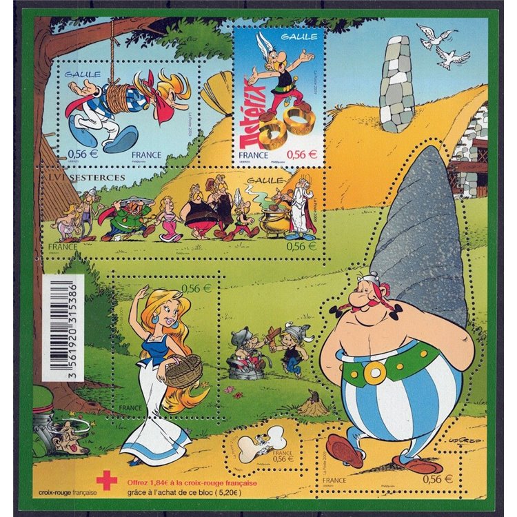 FRANCE 2009 Asterix s/s MNH**