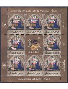 ALAND 2013 Christmas m/s MNH**