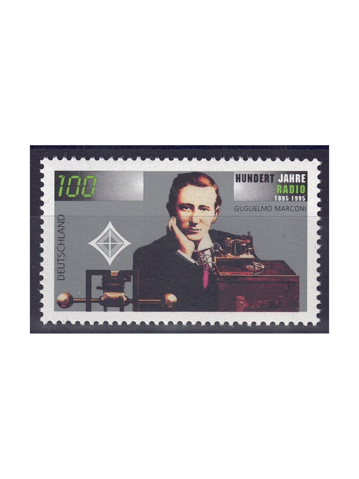 GERMANIA BRD 1995 Centenario della Radio MNH**