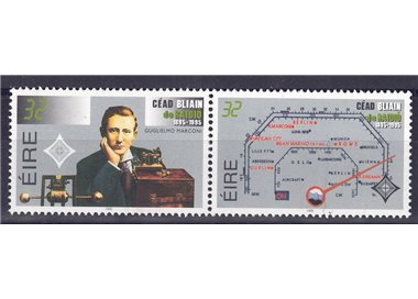 IRELAND 1995 Centenary of Radio 2v MNH**