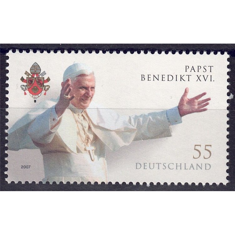 GERMANY BRD 2007 Pope Benedict XVI MNH**