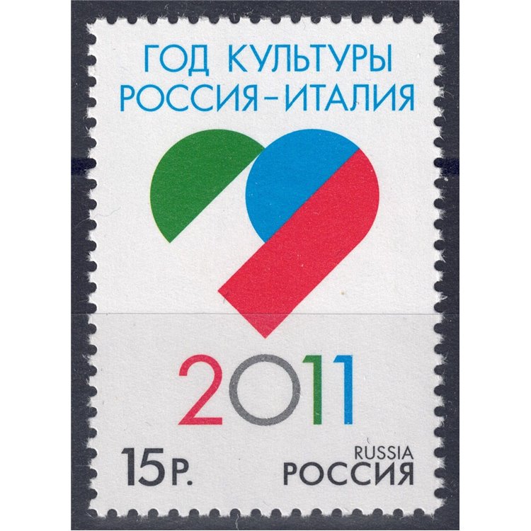 RUSSIA 2011 Cultural Exchange Italy-Russia MNH**