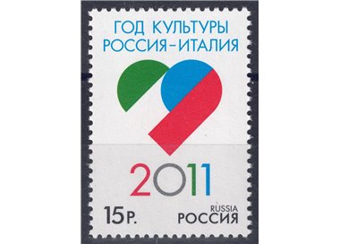 RUSSIA 2011 Scambio culturale Italia-Russia MNH**