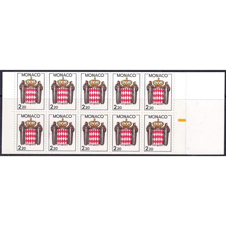 MONACO 1987 Stemma stilizzato LB MNH**