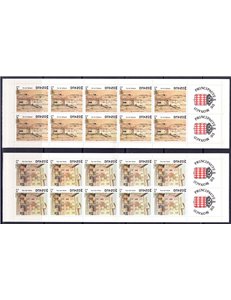 MONACO 1989 Vedute (Claude Rosticher) 2 LB MNH**