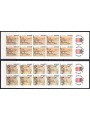 MONACO 1989 Views (Claude Rosticher) 2 booklet MNH**