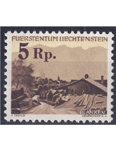 LIECHTENSTEIN 1949 Vedute (soprastampato) MNH**