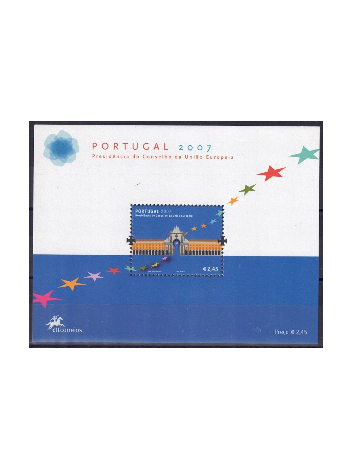PORTUGAL 2007 Presidency of the European Union s/s MNH**