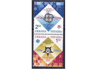 UKRAINE 2006 Fiftieth Anniversary of Europa Series Stamps 2v MNH**