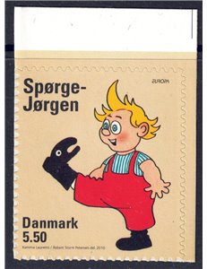 DENMARK 2010 Europe (from booklet dent. 13½) MNH**