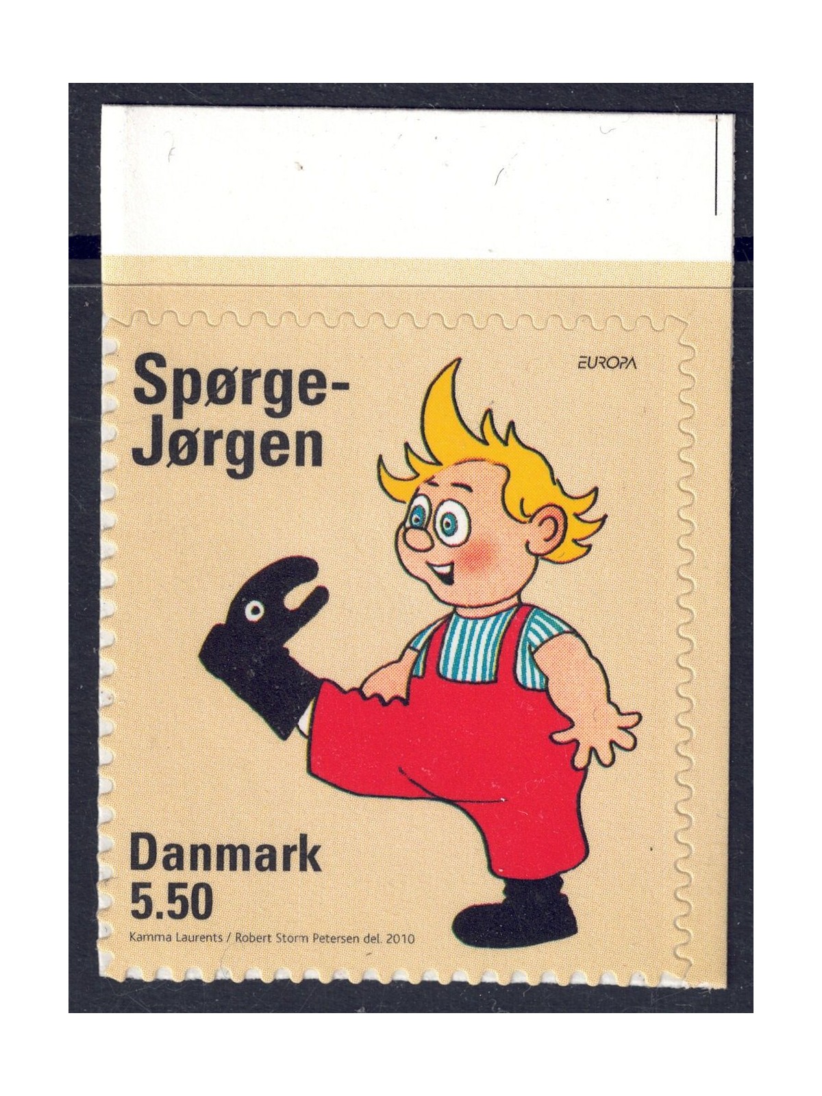 DANIMARCA 2010 Europa (da LB dent. 13½) MNH**