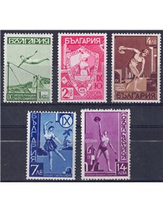 BULGARIA 1939 Associazione Sportiva Junak 5v MNH**