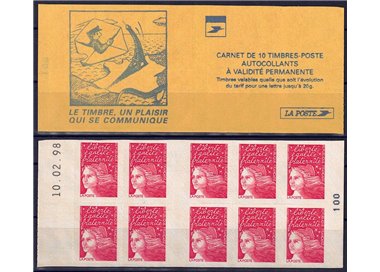 FRANCE 1998 Marianne of 14 July (3085a-C2) booklet MNH**