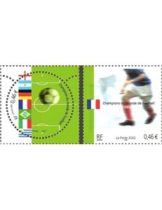 FRANCE 2002 Football World Champions 2v MNH**