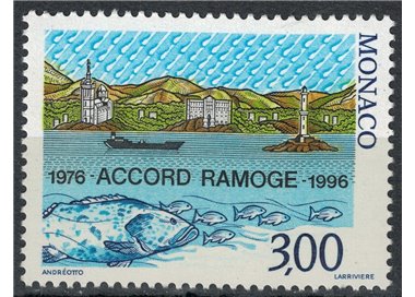 MONACO 1996 Accordo Ramoge MNH**