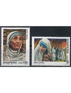 ALBANIA 1998 Madre Teresa di Calcutta 2v MNH**