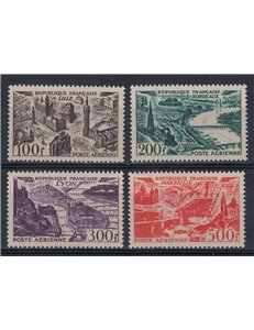 FRANCIA 1949 Posta aerea (vedute) 4v MNH**