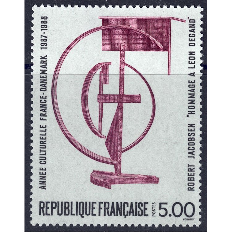 FRANCIA 1988 Arte (Robert Jacobsen, Scultura) MNH**