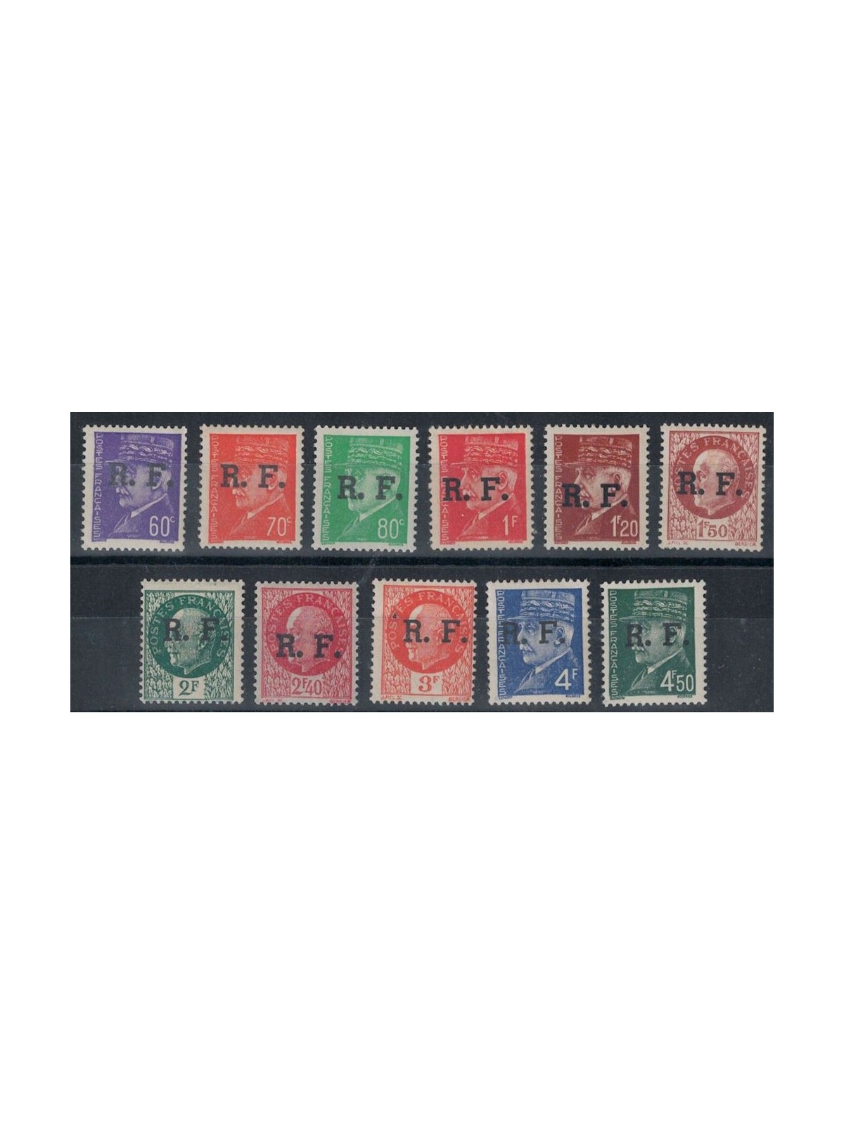 FRANCE 1944 Liberation Stamps (PONS) 11v MH*