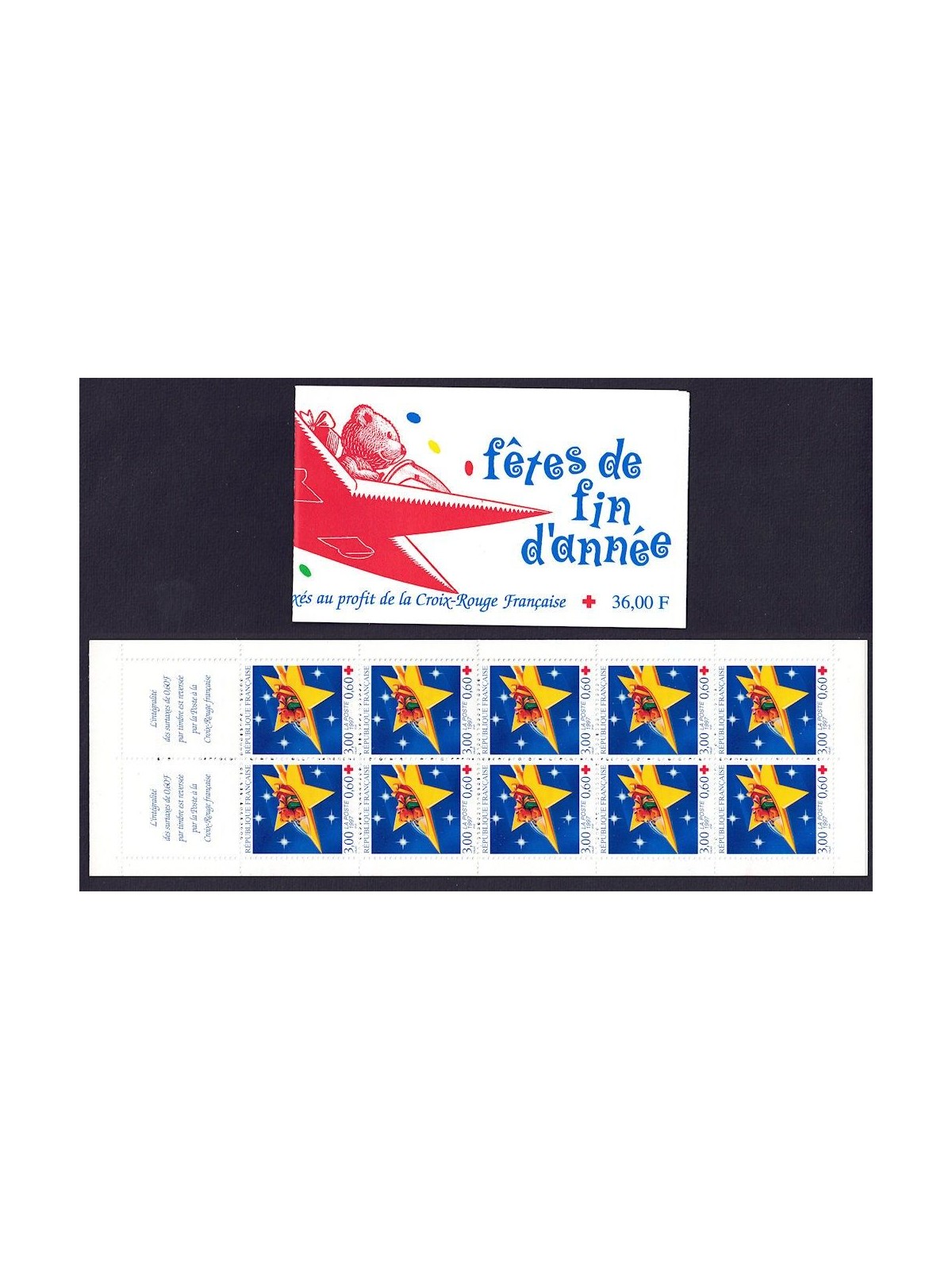 FRANCE 1997 Pro Red Cross (booklet) MNH**